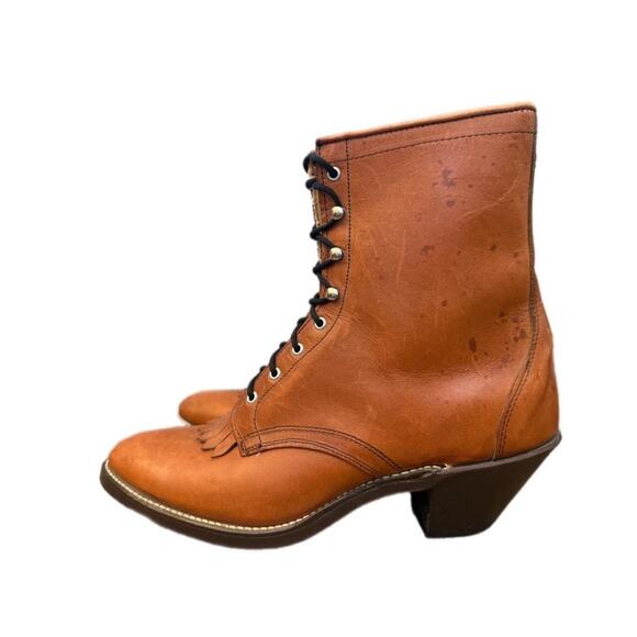 Vintage Laredo Lace Up Lacer Western Boot Women size 9.5 - Picture 2 of 9